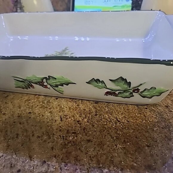 Christopher Radko Traditions Holiday Celebrations - Baking Pan 13” X 9.5” NEW - Picture 6 of 11